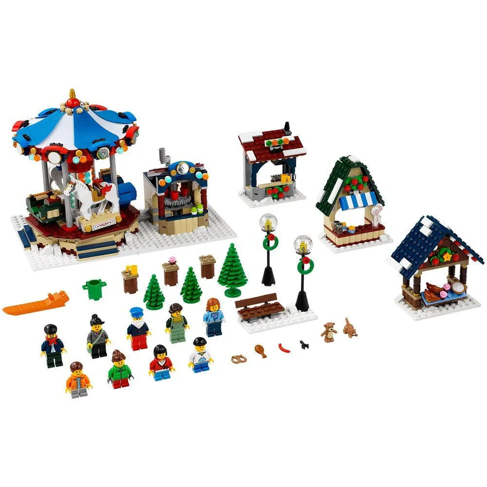 diy lego christmas village