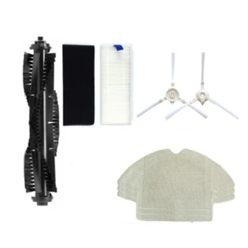 

6Pcs Moth Cloth Hepa Filter for 360 S6 Robot Vacuum Cleaner Main Brush Side Brush Spare Parts Replacement