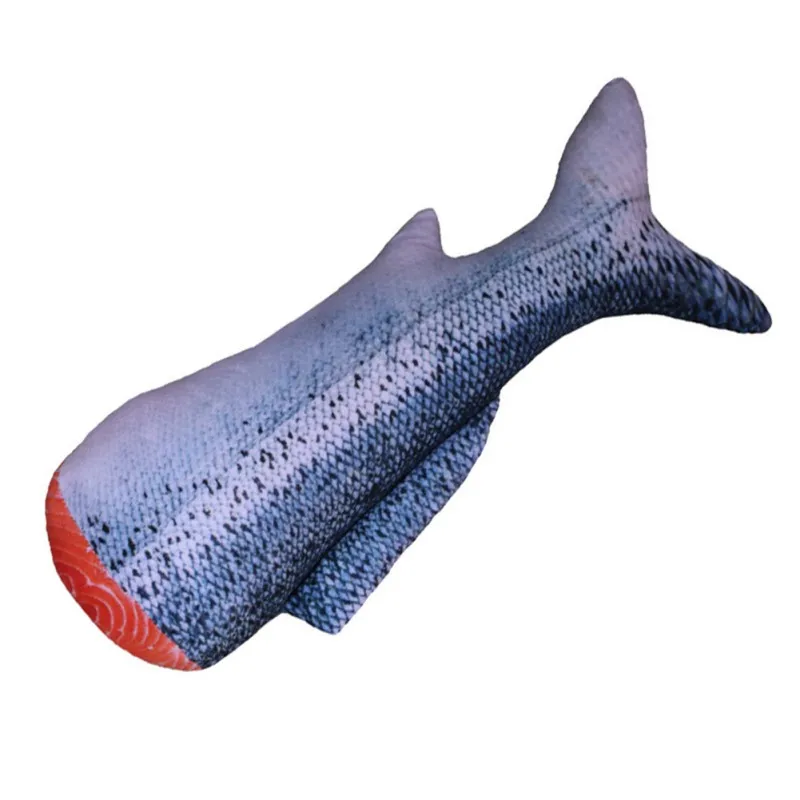 Домашнее животное моделирование вкусная рыба плюшевая жевательная игрушка для кошки Интерактивная мягкая игра устойчивая к царапинам игрушка с катнипом Каттен спелгоед
