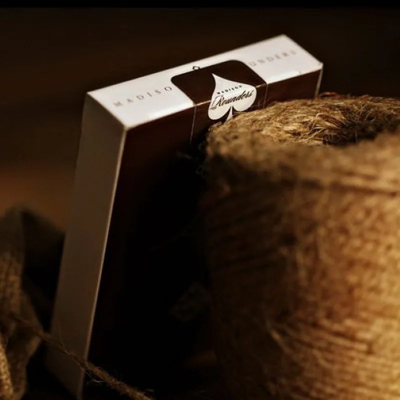 1 колода Ellusionist Madison Rounders коричневые игральные карты размер покера USPCC магические