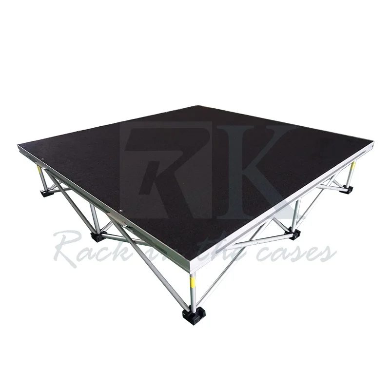 3'X3' платформа 24 ''высота RK Smart Stage, портативный сценический комплект, модульная сценическая платформа, портативный алюминиевый сценический