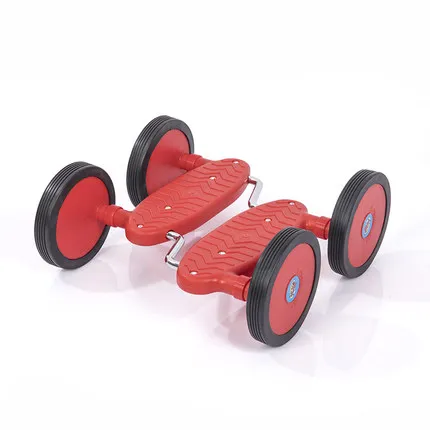 4 колеса педали ходунки Дети езда автомобиль баланс велосипед Детские игрушки ребенок сенсорный скутер малыш - Цвет: Red