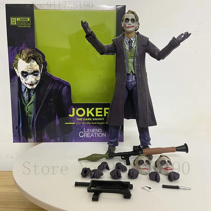 Фигурка Темный рыцарь фигурка Джокера SHF клоун Heath Ledger ручная работа экшн-фигурка