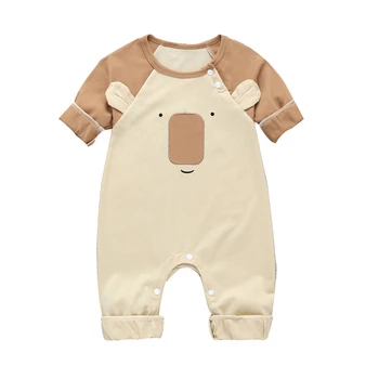 

Newborns Rompers Cartoon Patchwork Infant Boys Girls Long Sleeve Autumn Winter Jumpsuit Cute Toddler Baby Kids Clothes 3-18M A20