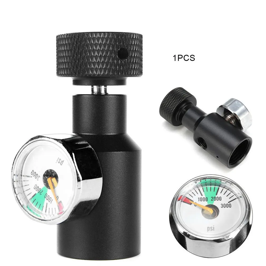 Carbon Dioxide Bubble Soda Machine Inflatable Joint With 3000Psi Pressure Gauge Valve Co2 Cylinder Valve