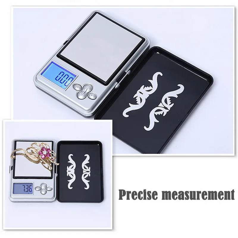 High precision 0.01g Digital kitchen Scale Jewelry Gold Balance Weight Gram LCD Pocket weighting Electronic Scales
