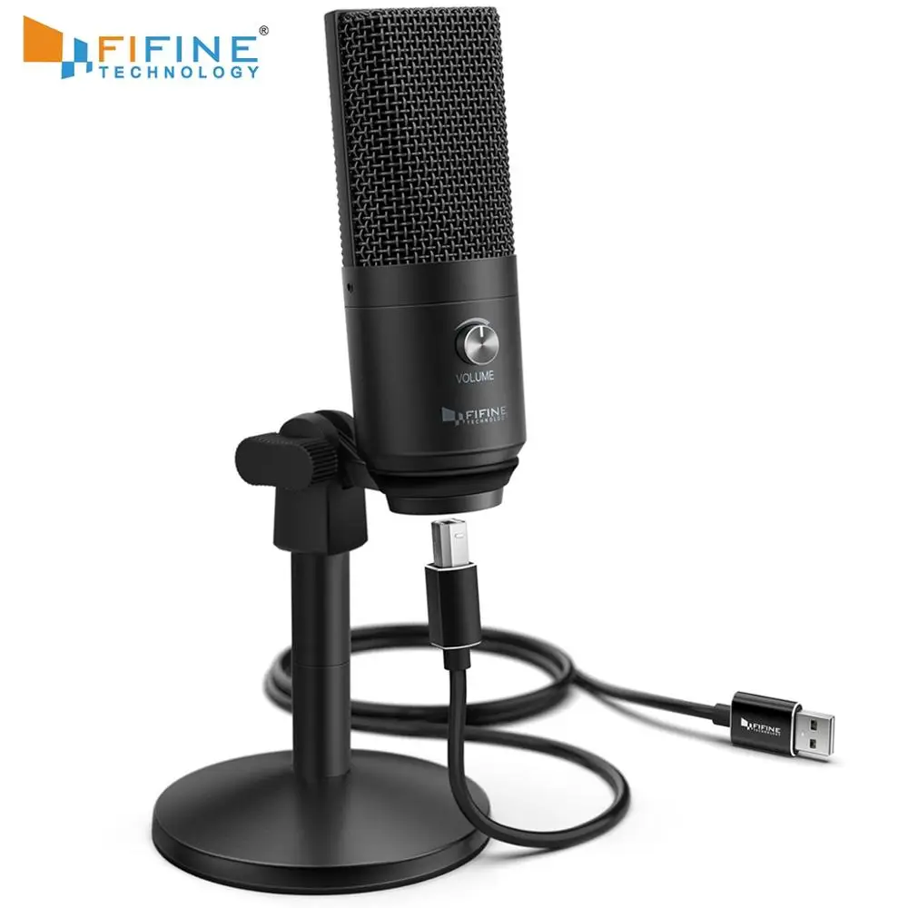 karaoke microphone FIFINE USB Microphone for laptop and Computers for Recording Streaming Twitch Voice overs Podcasting for Youtube Skype K670 dynamic microphone Microphones