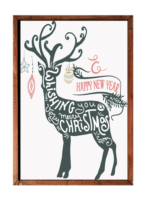SVITY-Nordic-Cortoon-Christmas-Canvas-Painting-Deer-Santa-Claus-Creative-Latter-Poster-For-Living-Room-kid