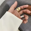 2022 nuevo minimalista Retro temperamento Multi-capa amplia versión anillo femenino versión ancha Simple anillo salvaje para mujeres niñas ► Foto 3/6