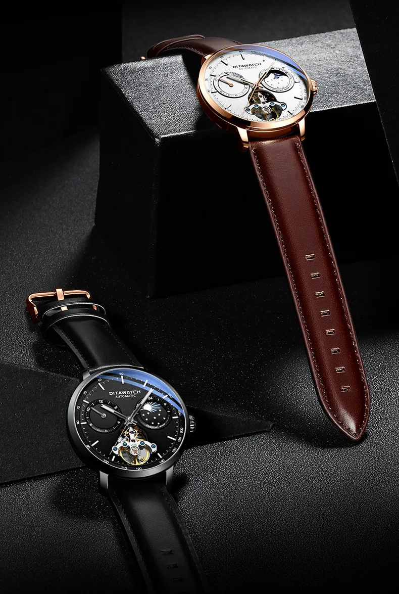 Gita esqueleto Dial Hombre Deporte reloj de negocios marca улучшенная модель automatico de moda relojes de Carnaval mecanico relo