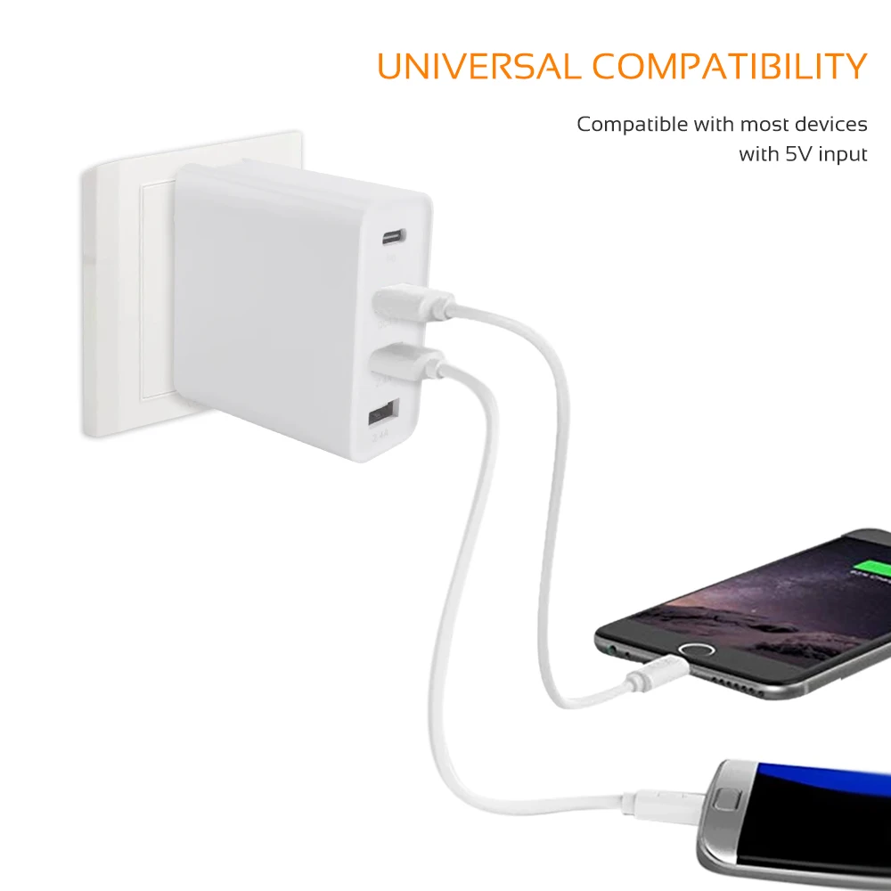 Новое зарядное устройство USB 5В 3а Быстрая зарядка настенное адаптер EU/US/UK
