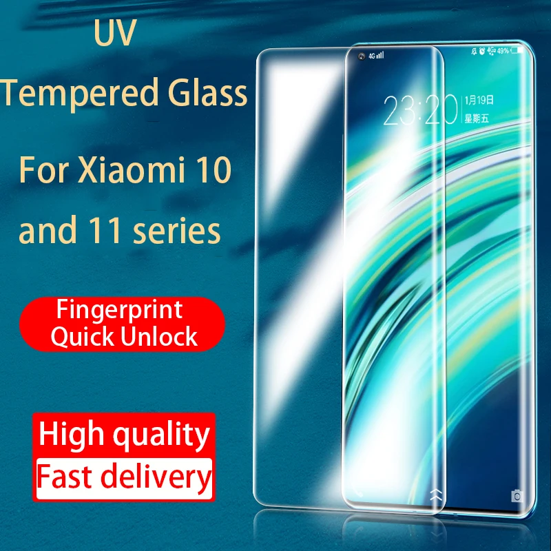 VALAM для Xiaomi Mi 10 Pro Ultra 11 УФ стекло жидкое закаленное Note10 защита экрана|Защитные