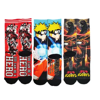

Anime Cartoon Game 3d Printing Socks Novelty Star Figures Cotton Middle Tube Socks Gifts Given to Men by Game Character Players