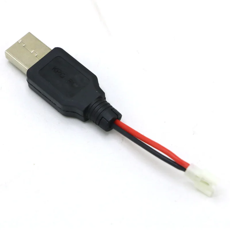 Détail des connecteurs du chargeur USB multiports 3.7V et du câble de 84cm