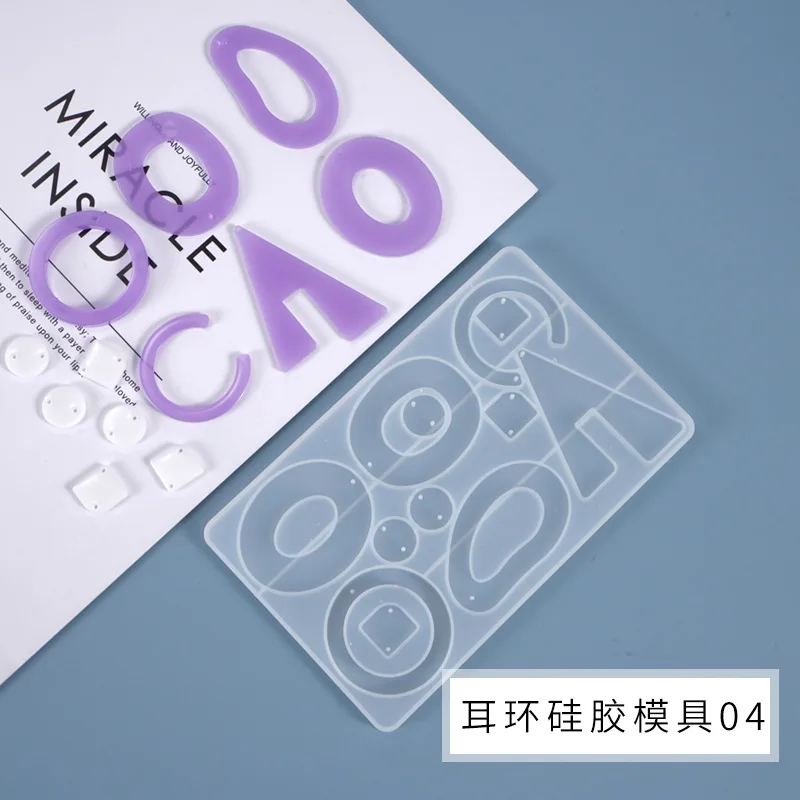 

Cute beads Cube triangle Silicone Mold for jewelry earrings pendant making Resin jewelry tool UV epoxy resin molds crafts