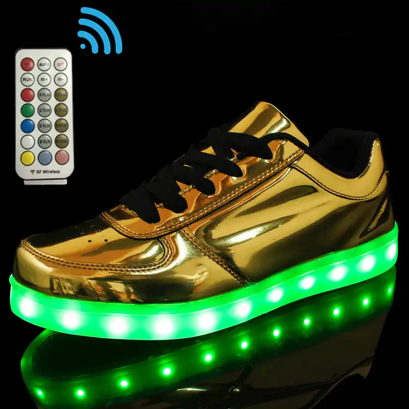 sapato de led masculino