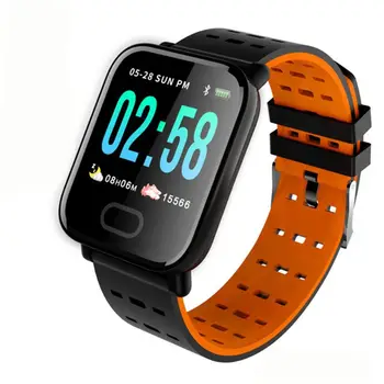 

A6 Smart Watch with Smart Watch Heart Rate Monitor Calories Fitness Tracker Alarm Clock IP67 waterproof Smart Bracelet for IOS