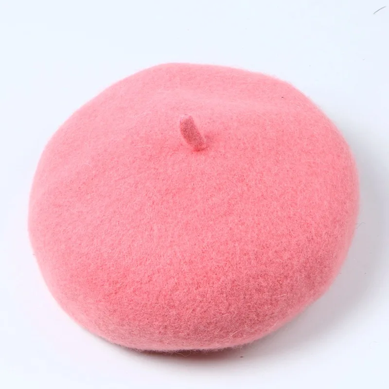 Light Pink Стильный берет, женская осенняя и зимняя Кепка в Корейском стиле в японском стиле, мягкая Кепка в британском стиле, Женская милая Кепка C - Цвет: Light Pink