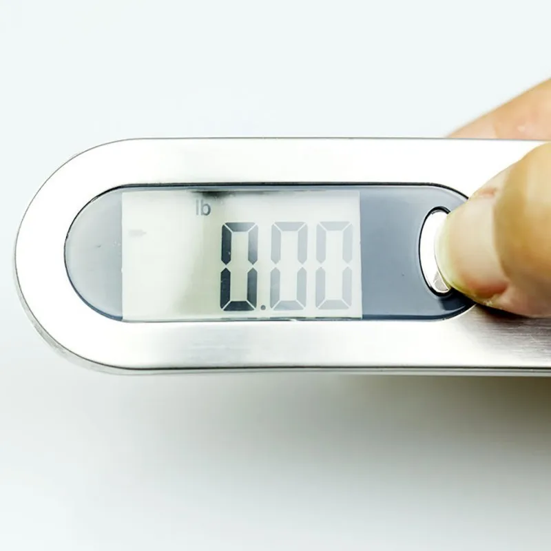 

Stainless Steel LCD Digital Electronic Scale Portable Kitchen Scale Durable Hanging Luggage Scale