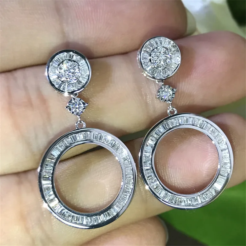 Оригинальные Серебряные Подвесные серьги из стерлингового серебра 925 пробы