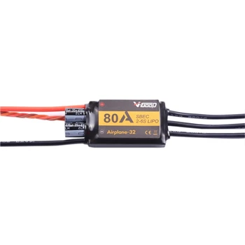 

VGOOD 80A 2-6S 32-Bit Brushless ESC with 5A SBEC for Fixed Wing RC Airplane