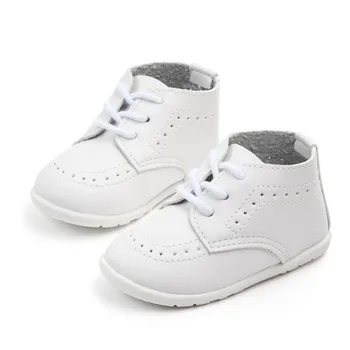 

3-18M Baby Boy Girl Breathable Solid Print Anti-Slip Shoes Casual Sneakers Walking Shoe Soft Soled First Walkers