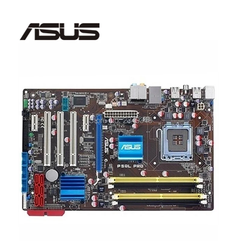 

For ASUS P5QL PRO Desktop Motherboard P43 Socket LGA 775 DDR2 Used Mainboard