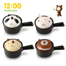 Мультяшная кастрюля с одной ручкой, Детский горшок, керамический горшок для молока, Корейская кастрюля, кухонная посуда, кухонные кастрюли, керамическая кастрюля для тушения