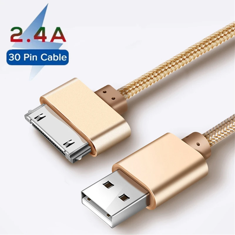 Cavo Di Ricarica Usb 1M 2M A Ricarica Rapida Per Apple Iphone 4 4S 3Gs 3G Ipad 1 2 3 Ipod Nano Touch 30Pin Cavo Dati Originale Linea Lunga