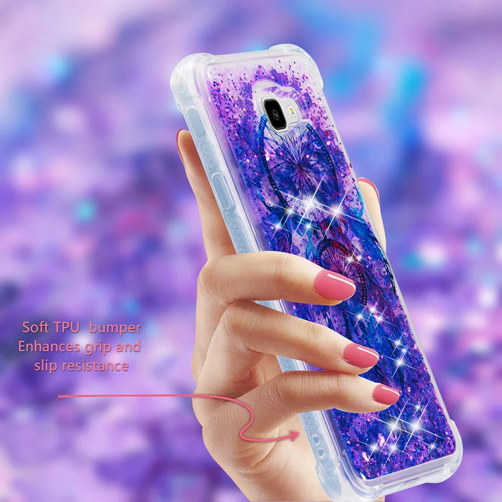 Ударопрочный чехол из ТПУ с блестящими бриллиантами для samsung Galaxy A8 Plus J2 Pro J3 J5 J7 Note 8 S5 S6 S7 Edge Prime J330 J530 J730