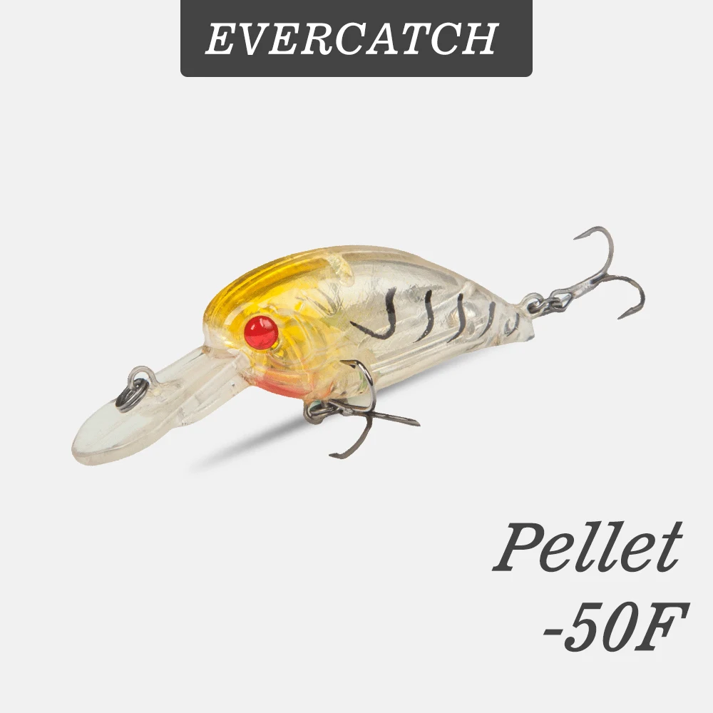 Evercatch гранулы 50 мм/3 2 г плавающая crankbait погремушки воблеры болтовня приманка