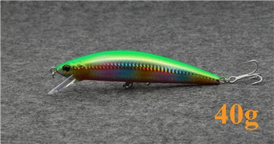 Le fish 120 мм 42 г/150 мм 63 г супер тяжелая большая блесна, жесткие приманки, Тонущая рыба, приманка для зимней рыбалки, воблеры, кренкбейт - Цвет: 120mm 42g color B