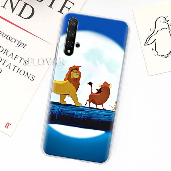 014 Чехлы для телефонов Lion King Simba для huawei Y5 Y6 Y7 Y9 Honor 20 Lite 8X 9X Pro View 20 жесткий чехол - Цвет: 014