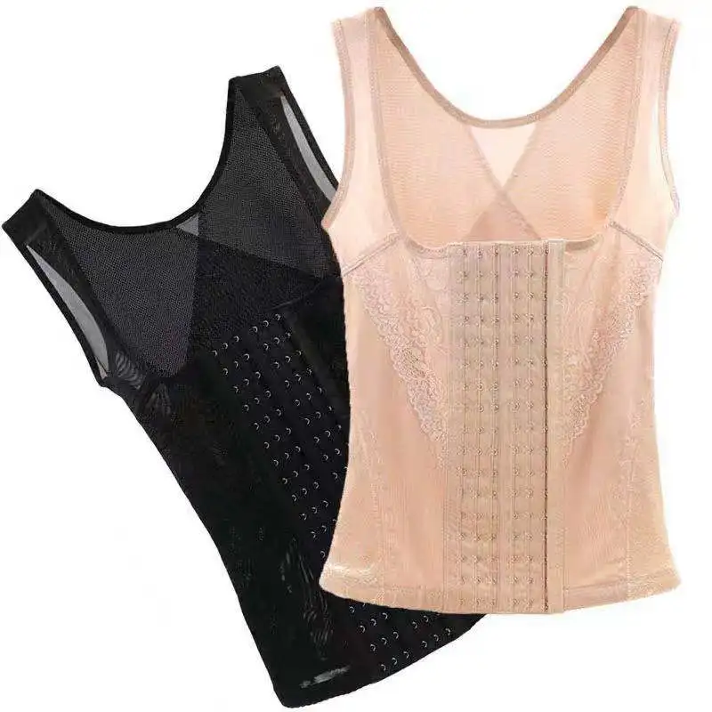 women underwear plus size 80kg breathableb body shaper waist cincher postpartum corset