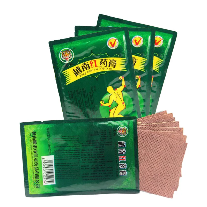 104 шт вьетнамский красный пластырь Tiger Balm кремы белый массажер для тела шеи спины обезболивающий пластырь артрит шейный