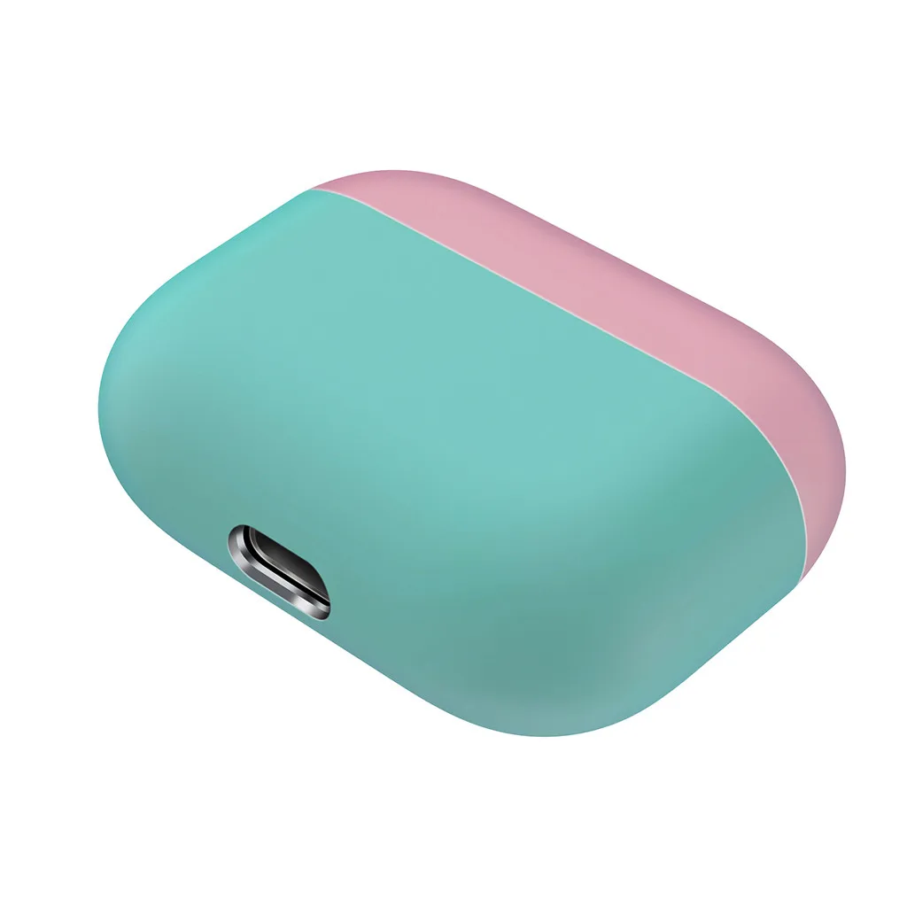 K Чехол для наушников для AirPods Pro, беспроводной зарядный чехол, силиконовый защитный чехол, держатель, чехол для наушников, наушники-L1108 - Цвет: K