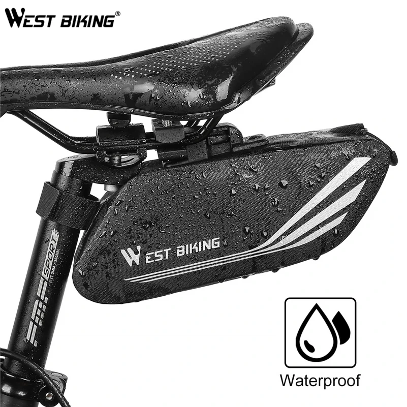WEST BIKING сумка на сиденье велосипеда водонепроницаемая велосипедная задняя Сумка