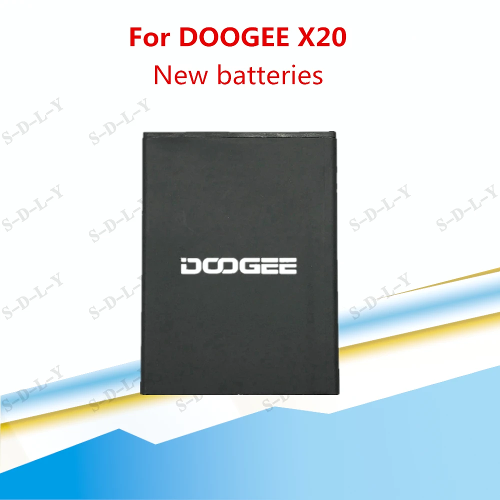 DOOGEE X20 2580 мАч 100% Оригинальный Новый Сменный аксессуар для смартфона X20|battery doogee|doogee