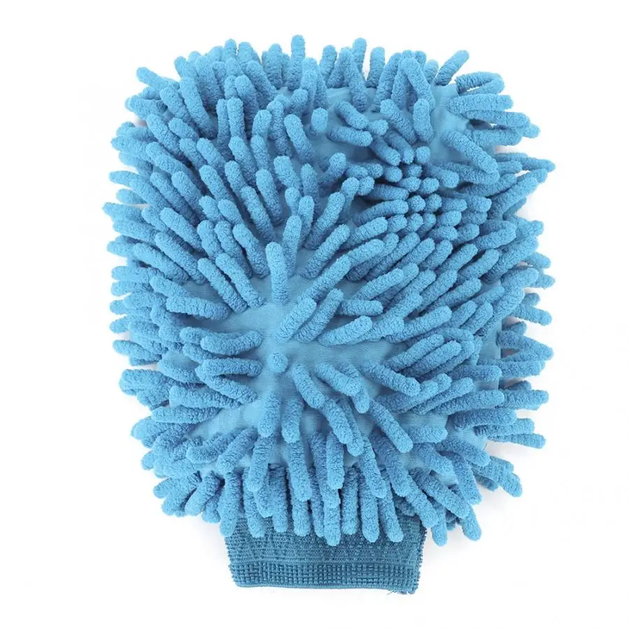 light blue Колеса диски щетка для мытья шин Мягкая красочная Чистка автомобиля сушильные перчатки инструмент для мытья окон Автоаксессуары автоуход - Цвет: light blue