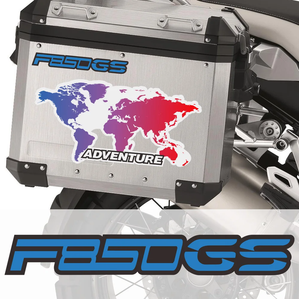 Motorcycle Top Side Tail Box Cases Panniers Luggage Aluminium Stickers ...