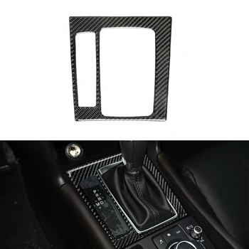 

Car Accessories Decoration Carbon Fiber Console Gear Shift Panel Frame Cover For Mazda 3 Axela 2017-2018 Waterproof