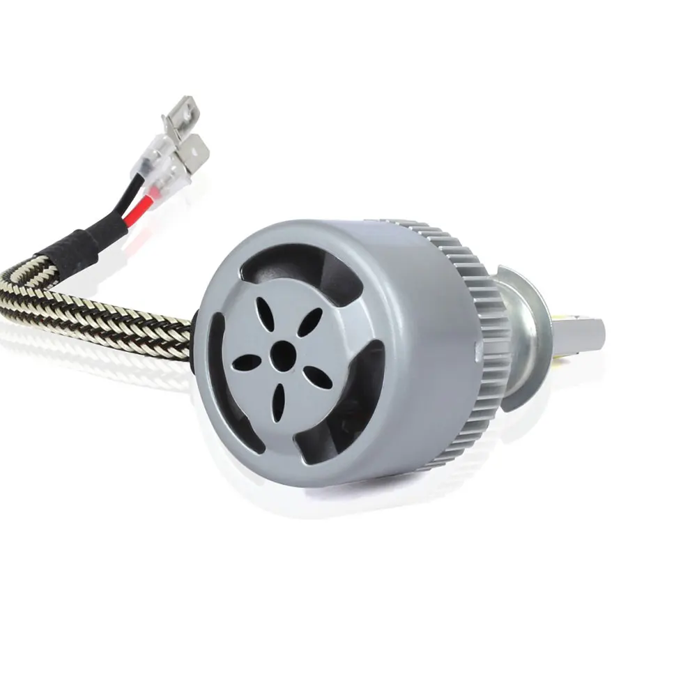 2PCS C6 H3 LED Bulbs Car Lights 6000K White Replacement For Driving Lamp Automotive 4000LM LED H3 12V COB Chip LED Car Bulb
