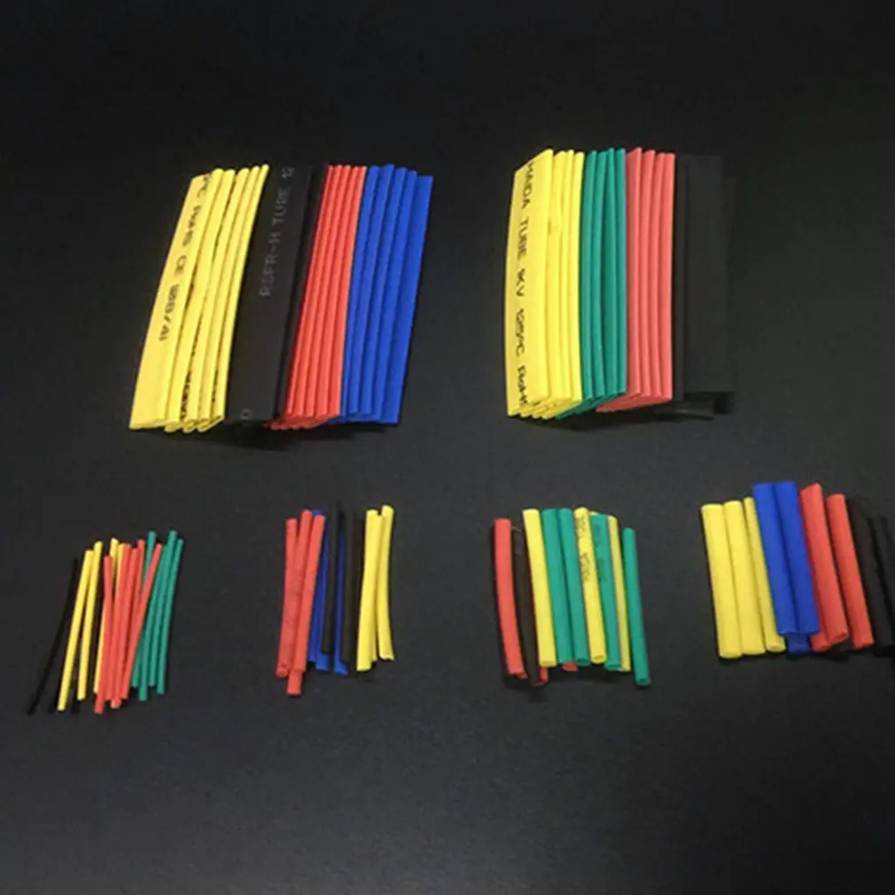 328Pcs/pack Polyolefin Shrinking Assorted Heat Shrink Tubing Insulated Sleeving Tubing Set Heat Shrinkable Tube Wrap Wire