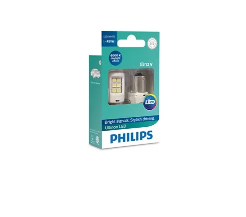 Лампа P21W 12V-LED(BA15s) 6000K 2.0W White Ultinon LED(уп.2шт) PHILIPS 11498ULWX2