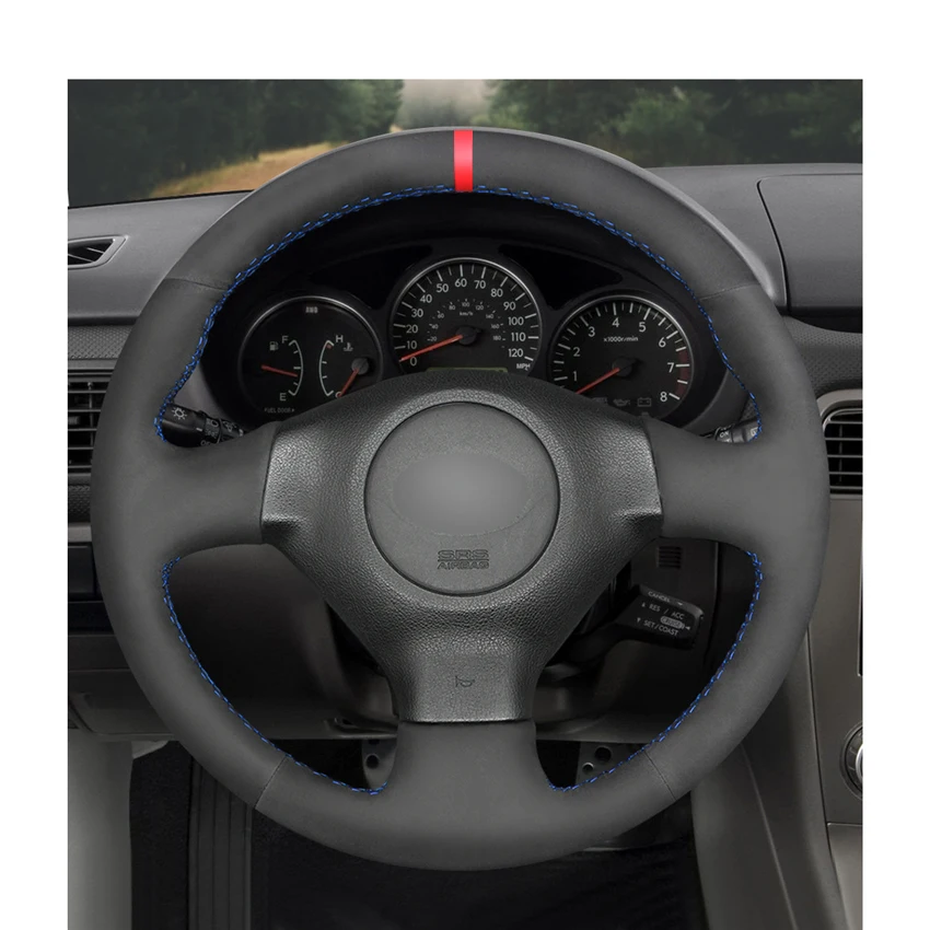 Hand-stitched-Black-Suede-Car-Steering-Wheel-Covers-Wrap-for-Subaru-Forester-Impreza-WRX-WRX-STI-2 拷贝