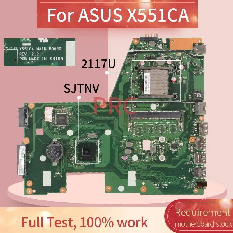 X551CA-REV-2-2-For-ASUS-F551C-X551C-X551CA-2117U-Notebook-Mainboard ...