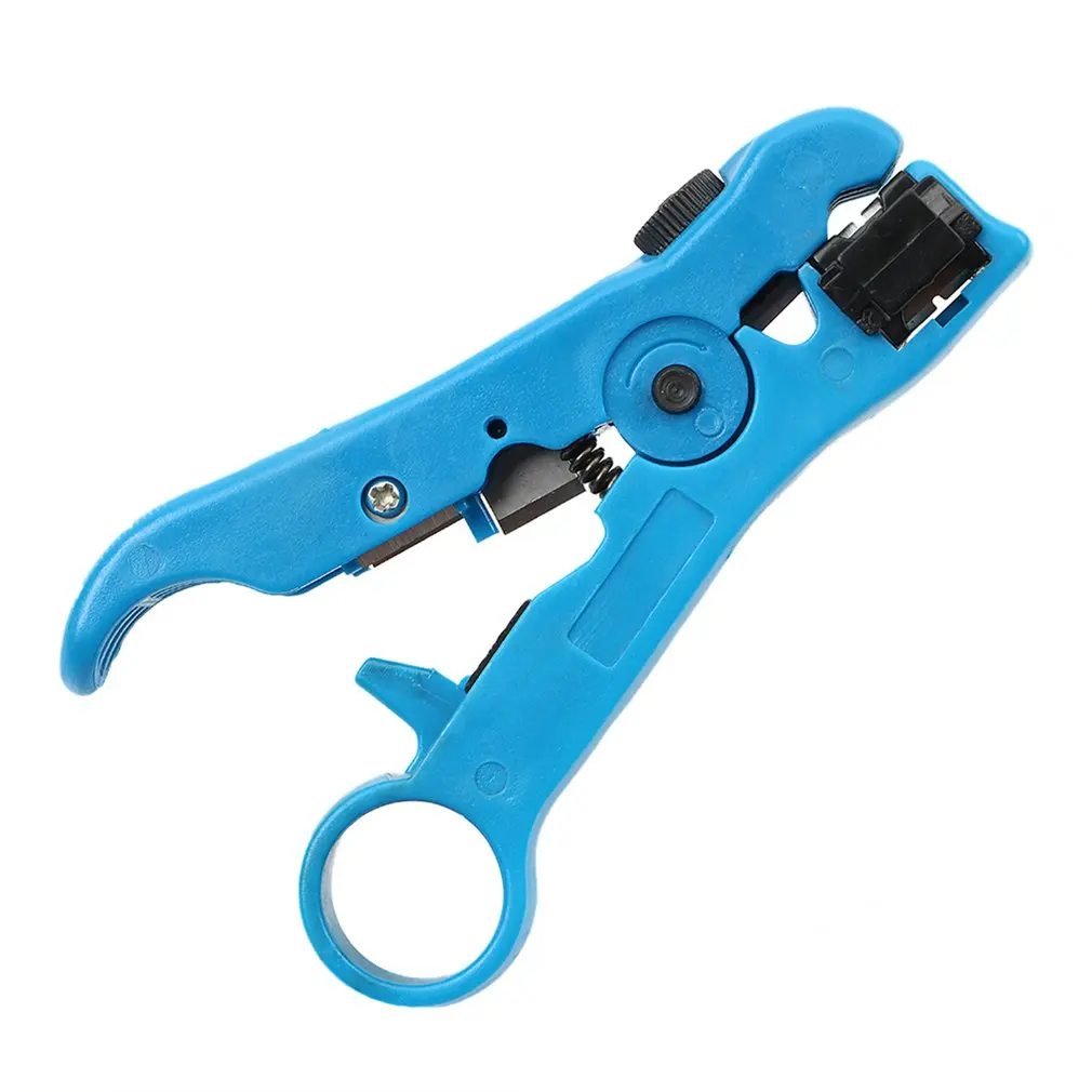 

Wire Cable Pliers Electric Stripping Tools Multi-functional Cutter Striper for UTP/STP RG59 RG6 RG7 RG11