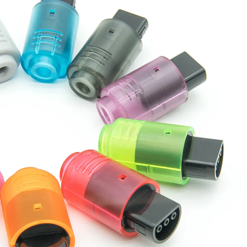 Replacement 3 Pin colorful male Connector Game Controller Socket plug for N64 wired controller - 5