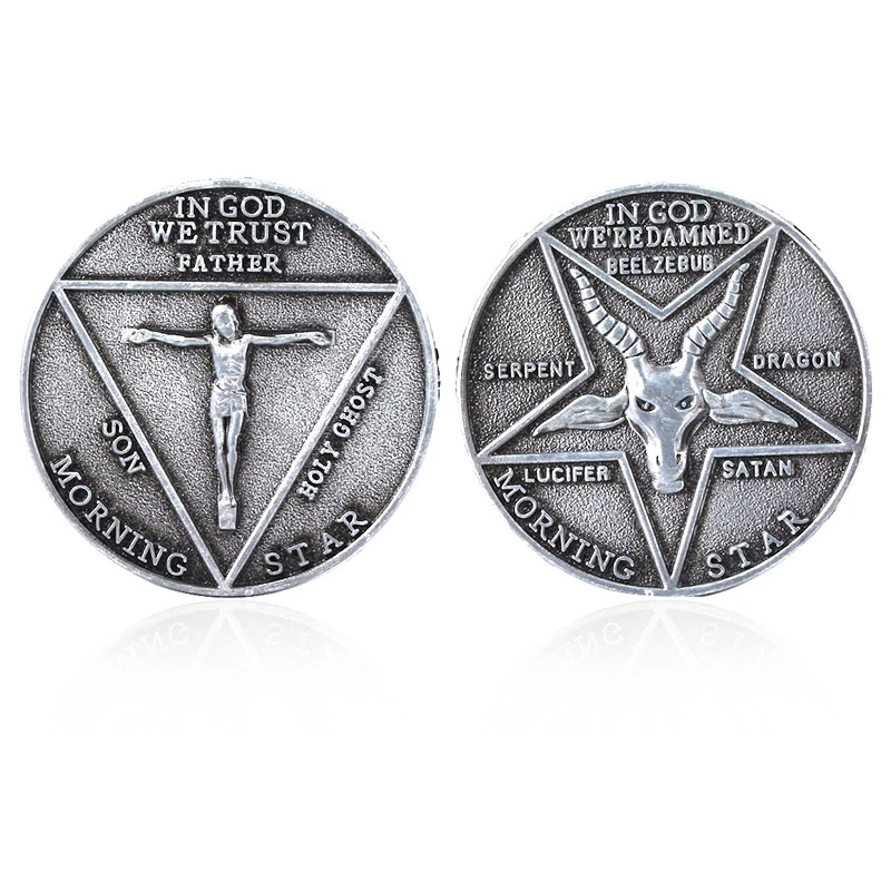 Lucifers Morning Star Satan Pentecostal Coin Specie Cosplay Collectible Coi TK 