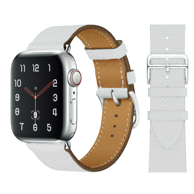 tour for Apple watch band 44mm 40mm 45mm 41mm 42mm 38mm 44 45 mm Genuine Leather bracelet iWatch serie 3 4 5 se 6 7 strap